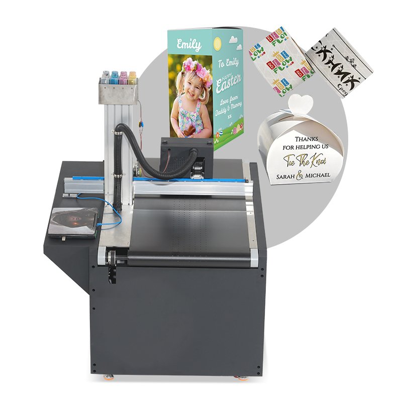 One Pass UV Printer Machine Boards Tote Paper Bag Single Pass Packing Printer Width 600mm Inkjet Printer