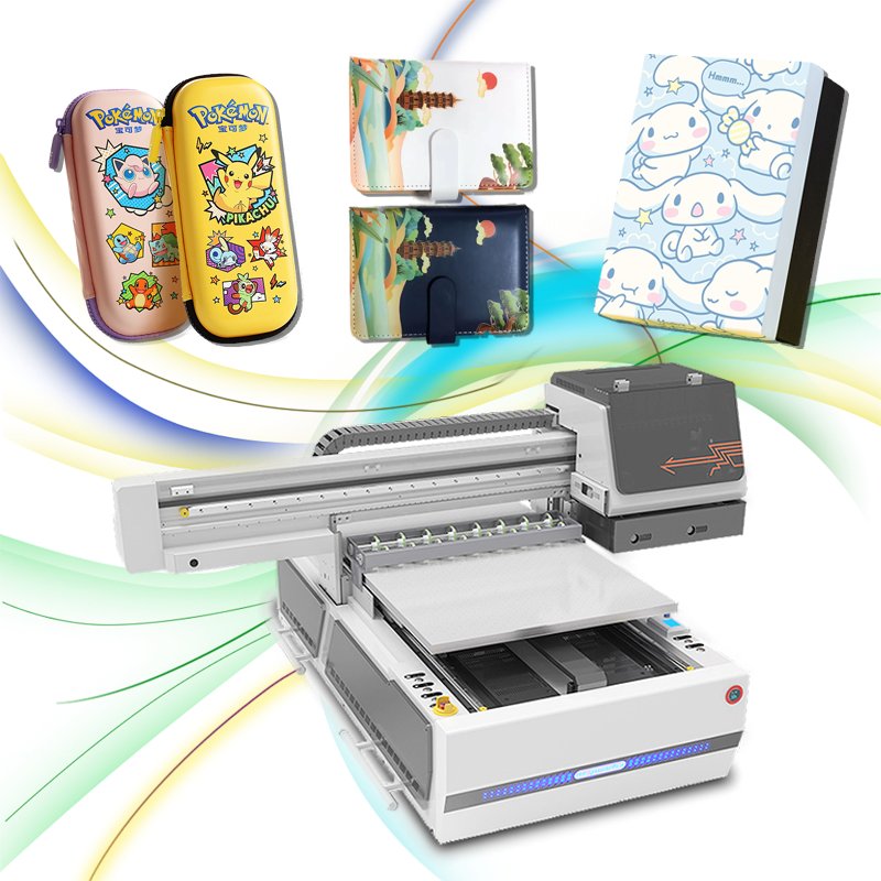 New popular UV DTF printer A1/A2/A3 sizes available, colorful six color digital printing metal/PVC/acrylic