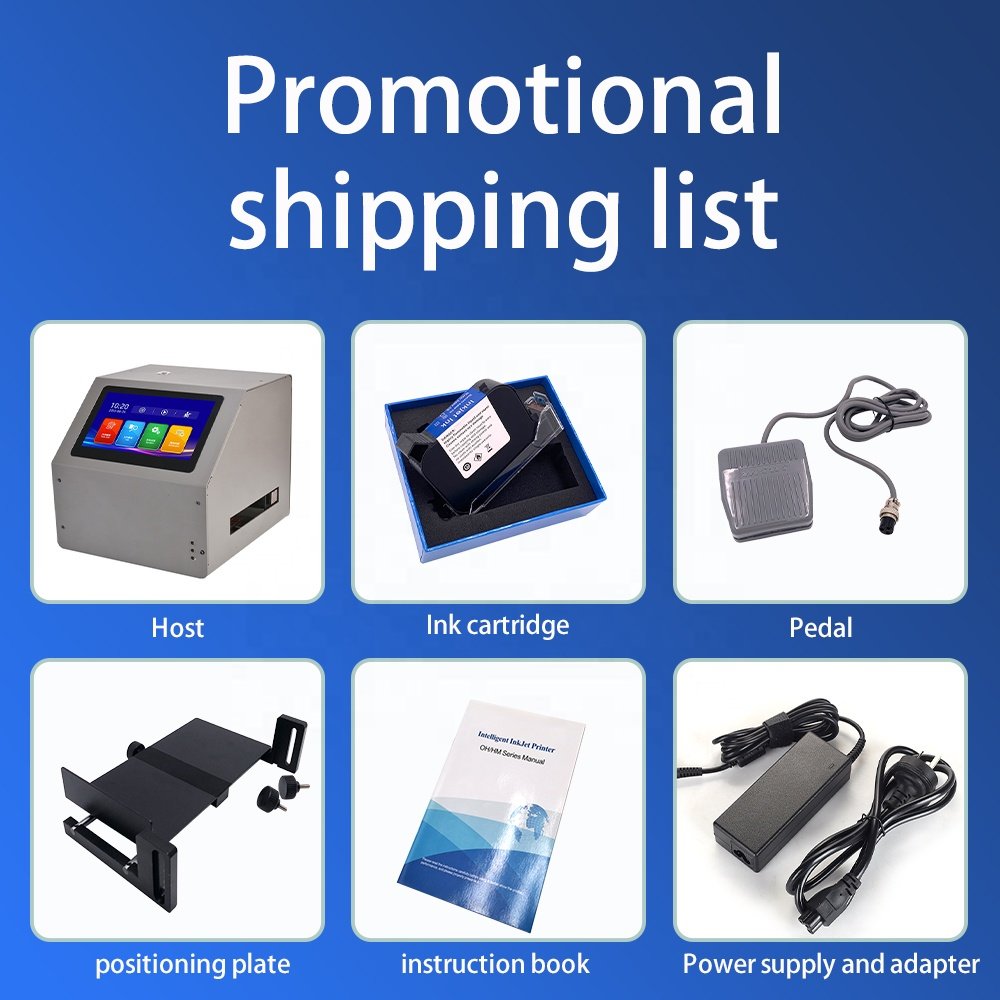 AOKDI Portable Low Cost Digital Desktop Batch Number printing Machine Mini Inkjet Label Printer Inkjet Printer On Sale