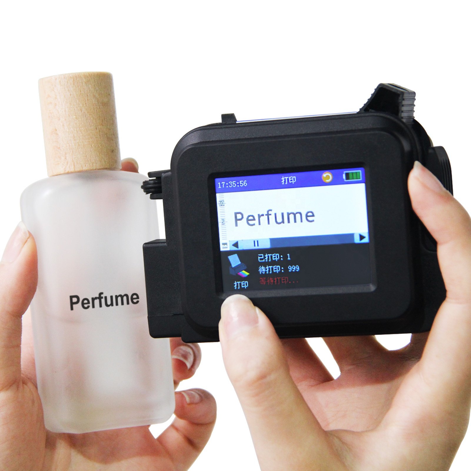 NEW 12.7mm fast dry portable inkjet printer mini batch coding machine handheld inkjet printer