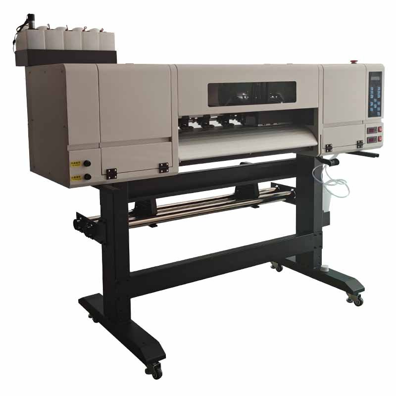Any fabric Dtf printing machine 60 cm dual I3200 printhead a1 print with shake powder machine mobile skin printing machine