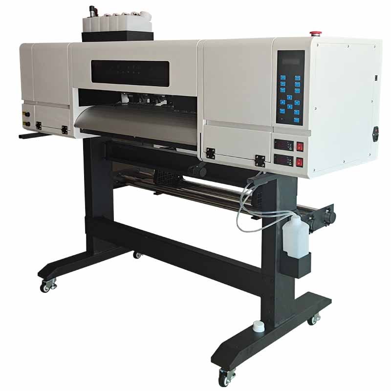 Any fabric Dtf printing machine 60 cm dual I3200 printhead a1 print with shake powder machine mobile skin printing machine