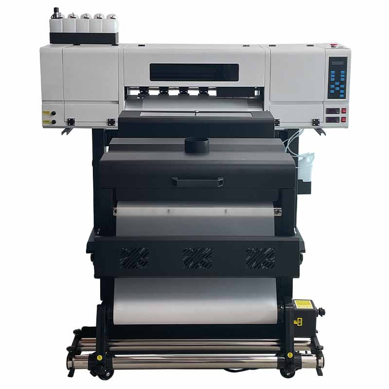 Any fabric Dtf printing machine 60 cm dual I3200 printhead a1 print with shake powder machine mobile skin printing machine
