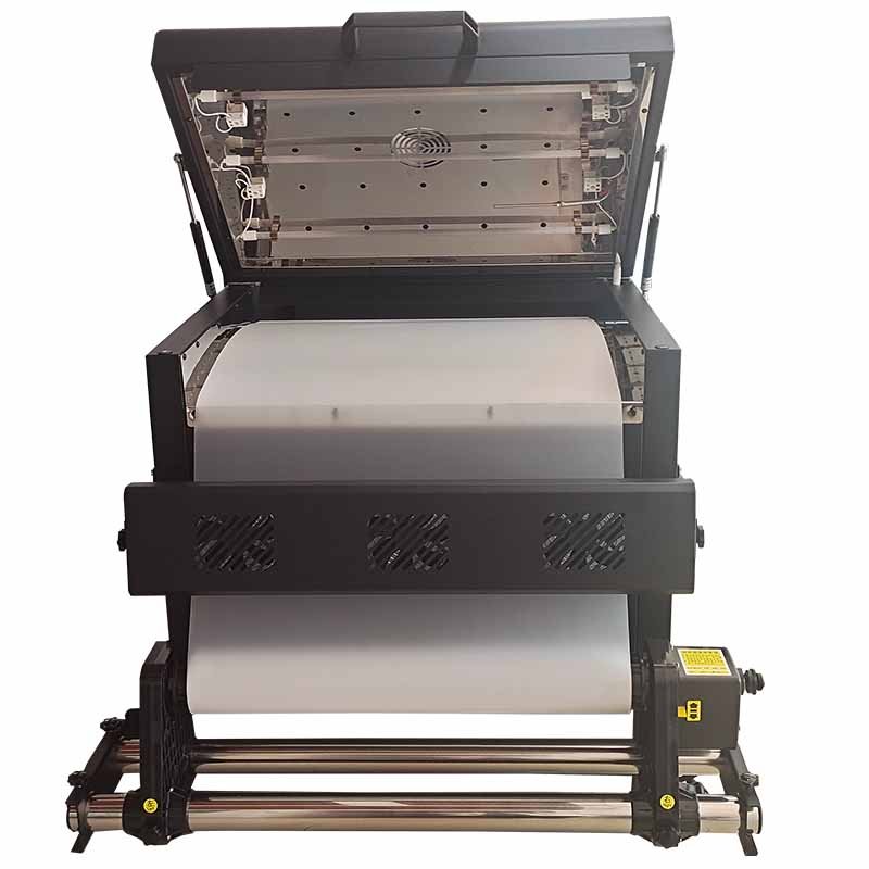 Any fabric Dtf printing machine 60 cm dual I3200 printhead a1 print with shake powder machine mobile skin printing machine