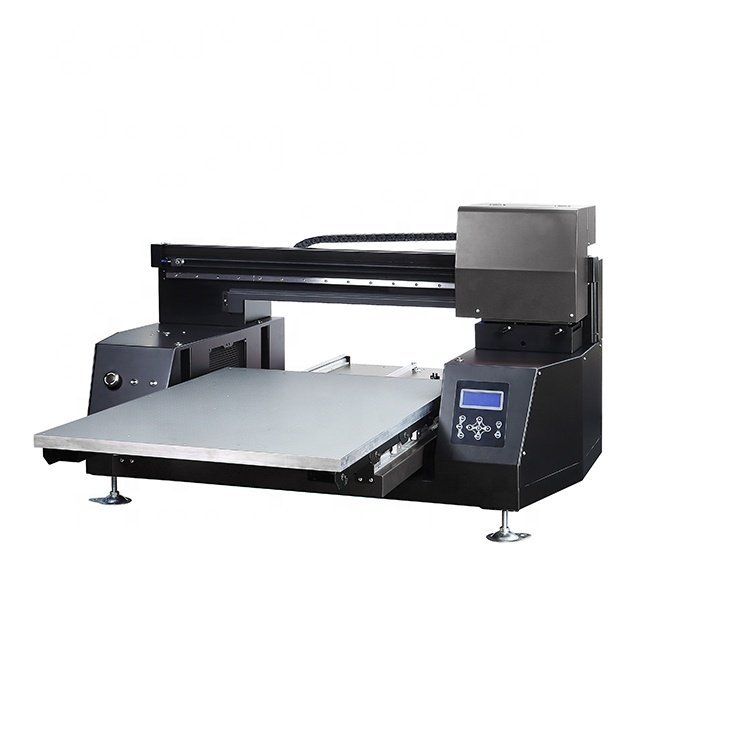 A1 UV Printer 90 cm Uv Printing On Glass 6 Color Digital Printer On acrylic Glass Bottle Glass Printer