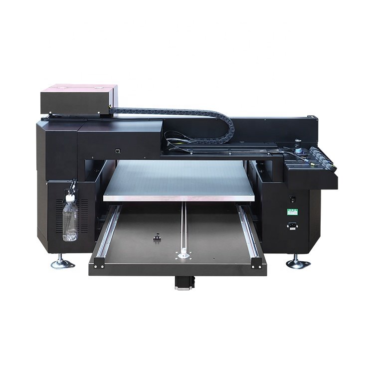 A1 UV Printer 90 cm Uv Printing On Glass 6 Color Digital Printer On acrylic Glass Bottle Glass Printer