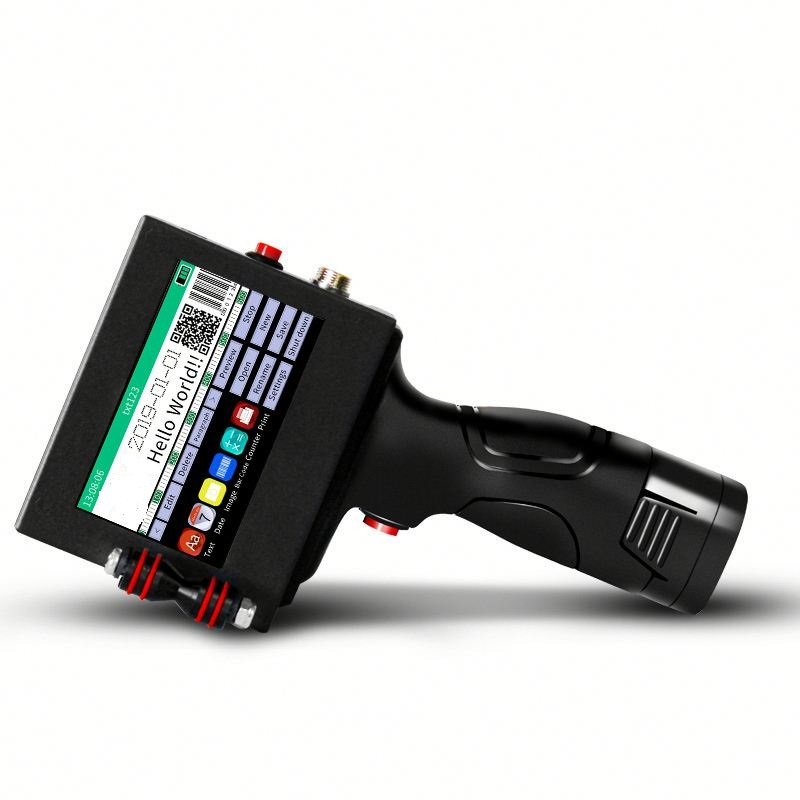 Smart manual QR code Expire date bottle bag pipe eggs handheld inkjet printer date batch coding machine for supermarket