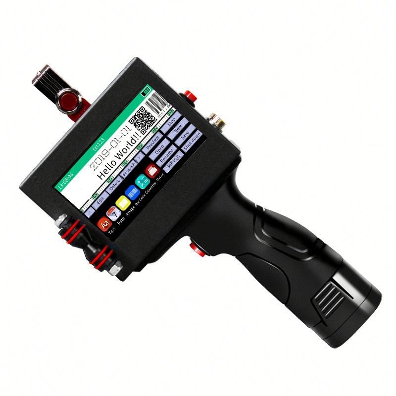 Smart manual QR code Expire date bottle bag pipe eggs handheld inkjet printer date batch coding machine for supermarket