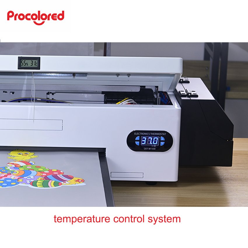 Procolored Desktop Digital A3 Transfer to T shirt garment Direct to Film Inkjet Printer