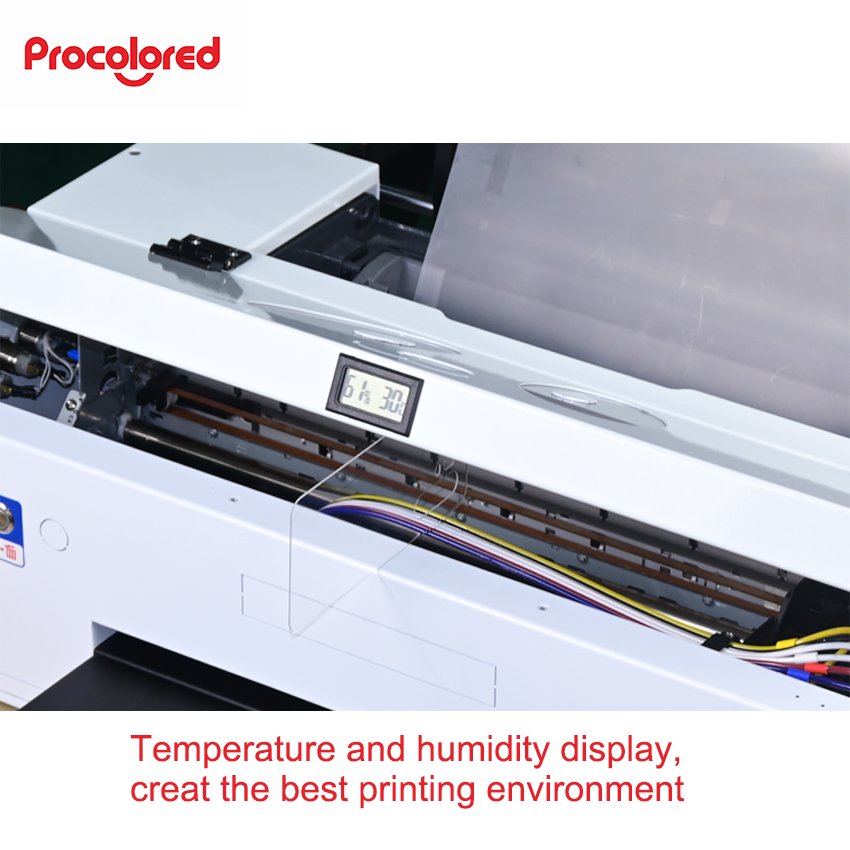 Procolored Desktop Digital A3 Transfer to T shirt garment Direct to Film Inkjet Printer