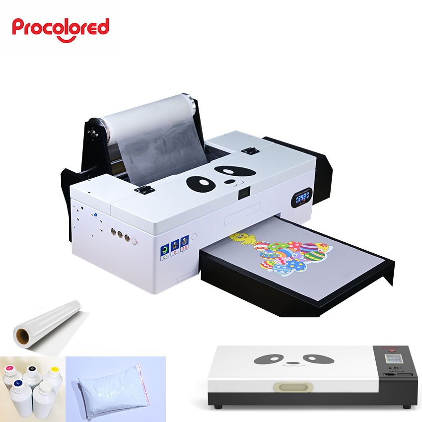 Procolored Desktop Digital A3 Transfer to T shirt garment Direct to Film Inkjet Printer