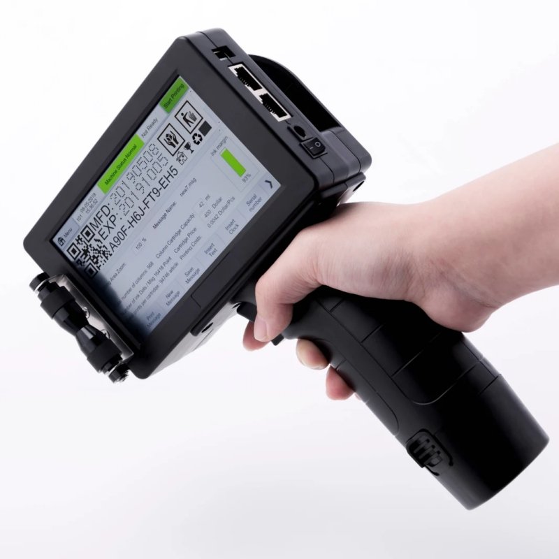 New System Mini Batch Code Hand Held Portable Handheld TIJ Inkjet Printing Machine Impresora Expiry Date Printer