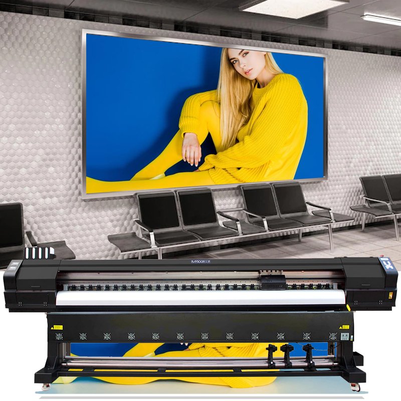 Baysoon High quality 1.6m cheap digital i3200 xp600 eco solvent inkjet printer