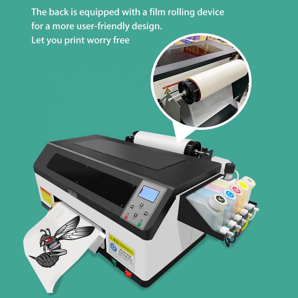 Domsem Digital A3 Pet Film T-shirt printing Textile Machine Dtf Print Pet Film Printer 30cm width Dtf Printers With Xp600 Head