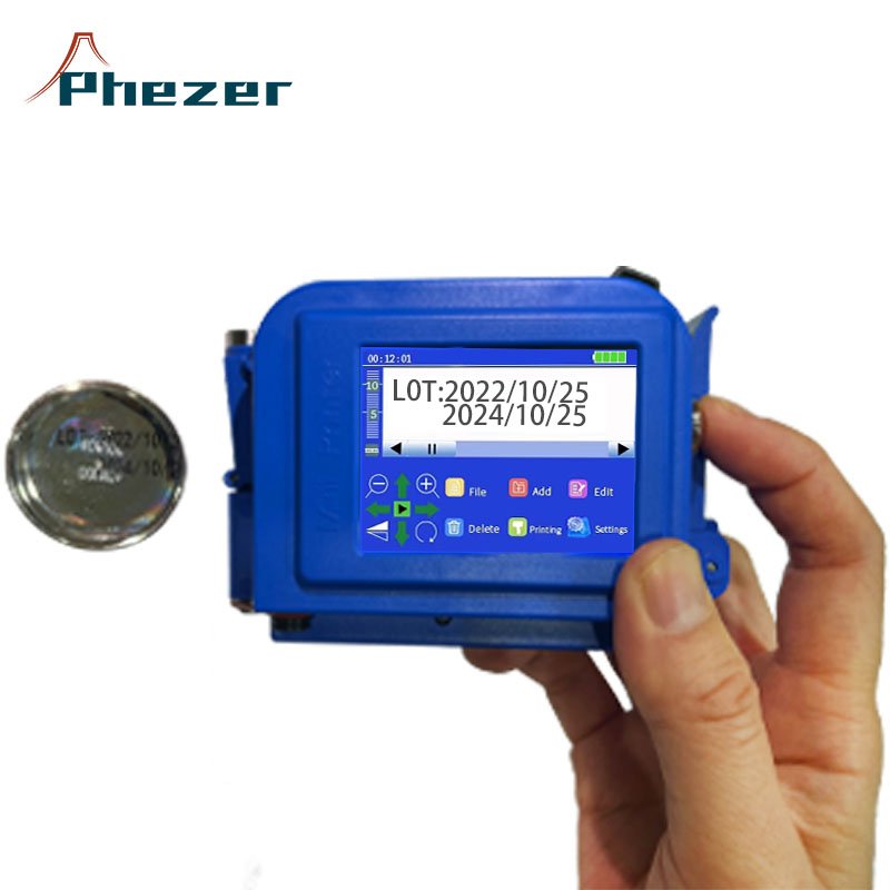Portable Manufacture Batch Handheld Industrial Inkjet Hand Jet Printer