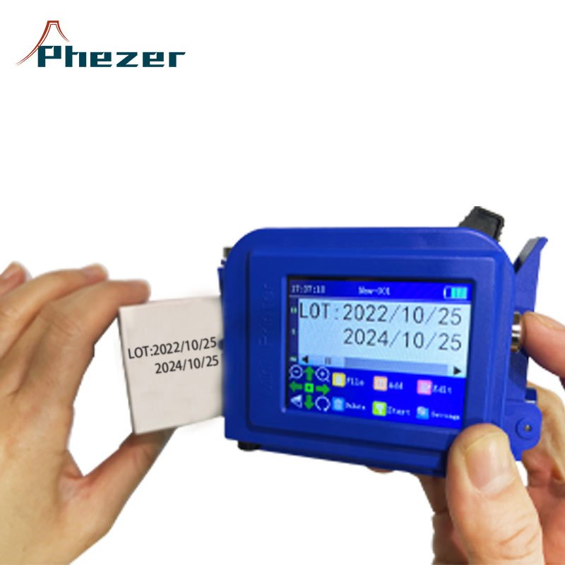 Portable Manufacture Batch Handheld Industrial Inkjet Hand Jet Printer