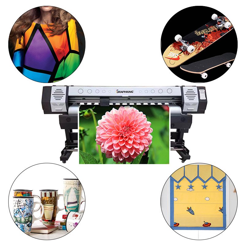 hot sale 1.8 m 6 feet inkjet printer with xp600 printhead 1080dpi canvas banner stickers one way vision clothes printer