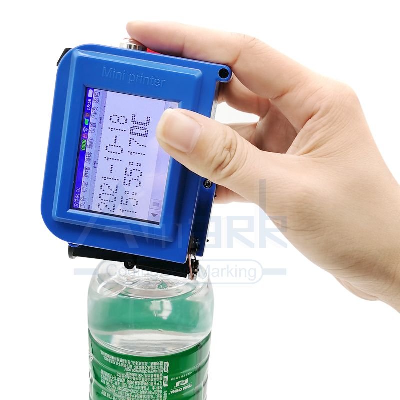 expire date logo on any objects intelligent ink jet coder Hand Held Printer date gun Printer