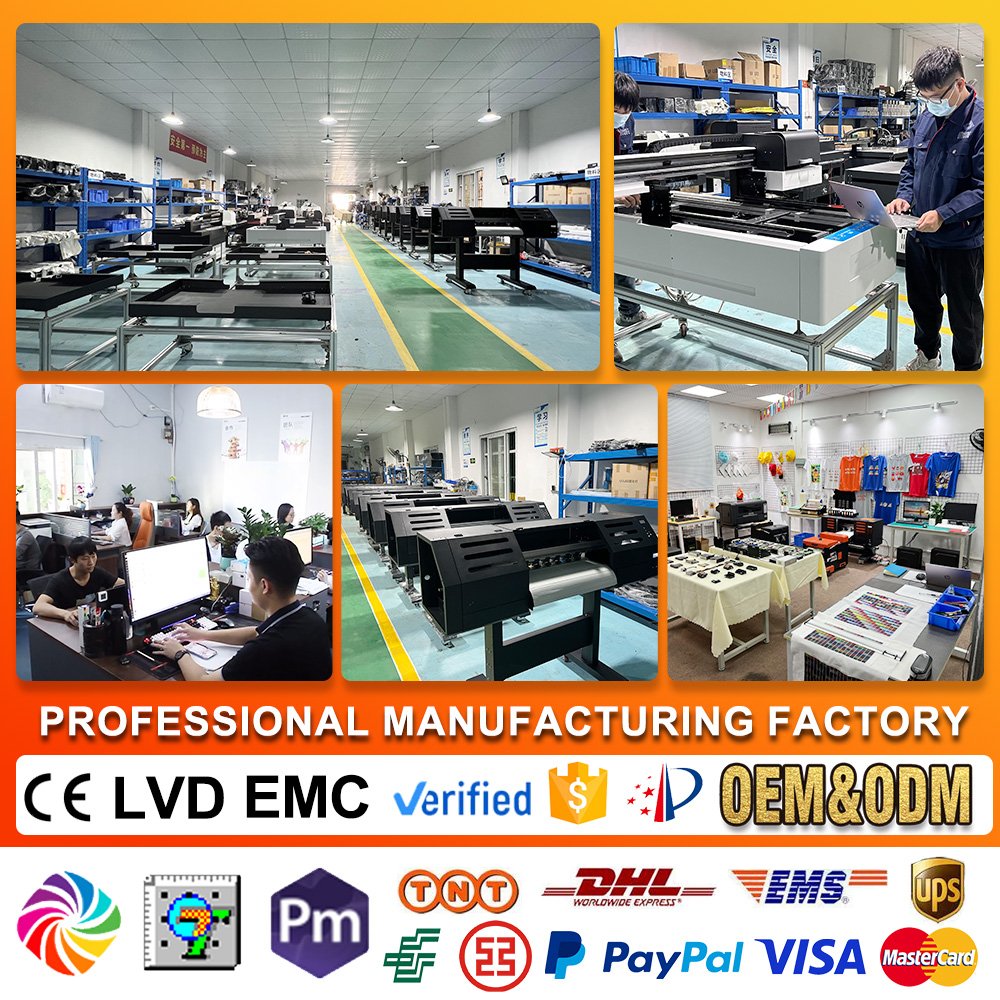 T-Shirt Printing White Ink Pet Film L1800 Dtf Printer A3 Printer With Consumables