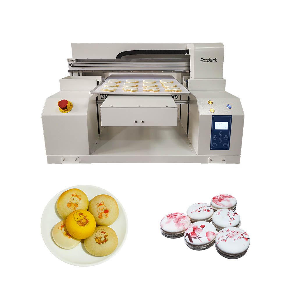 New Digital Macaron Surface Food Edible Photo Printing Food Cookie Cake Inkjet Printer For Macaron Shop