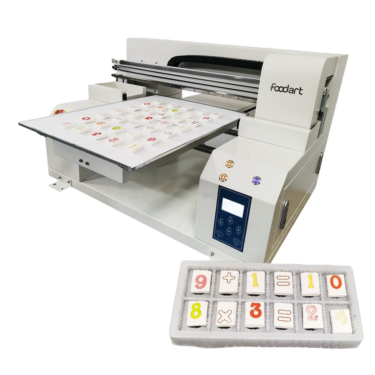 New Digital Macaron Surface Food Edible Photo Printing Food Cookie Cake Inkjet Printer For Macaron Shop