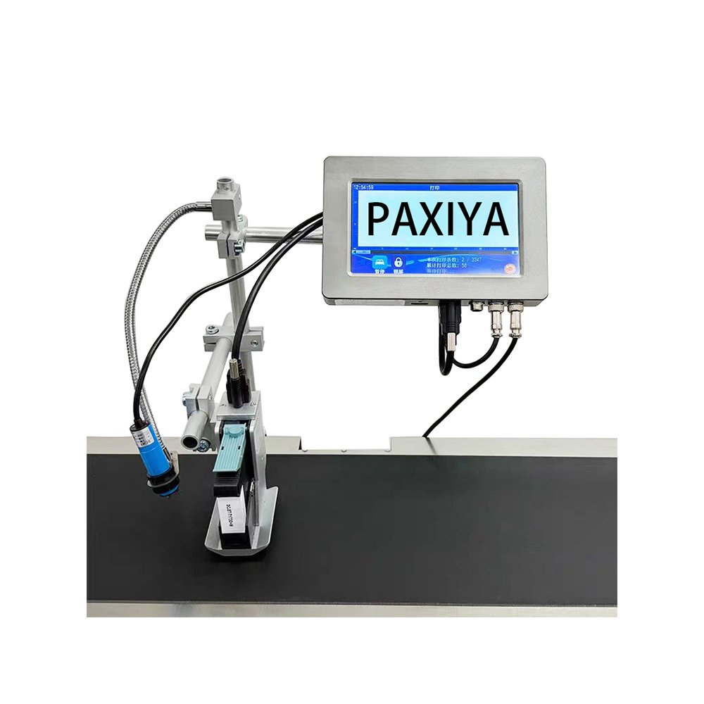 Industrial grade assembly line large screen eight nozzle high-speed TIJ inkjet batch code printer, online inkjet printer