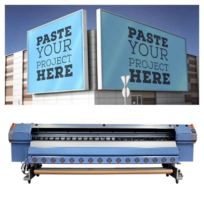 Allwin C8-512i 3.2m large format solvent printer with konica 512i/30pl head digital inkjet printing machine for flex banner