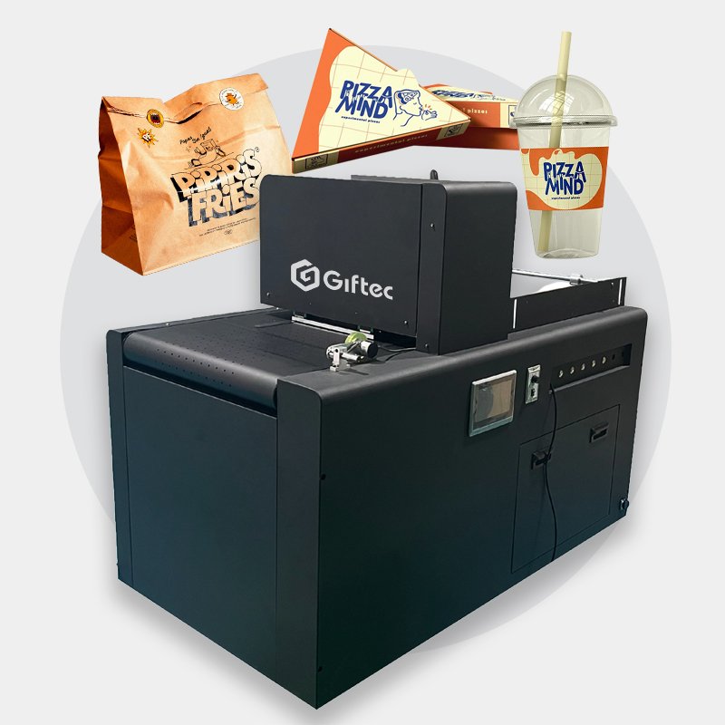 Giftec High Efficiency Paper Printing Machine Middle Format Single One Pass Printer Inkjet Printers Multifunctional Provided