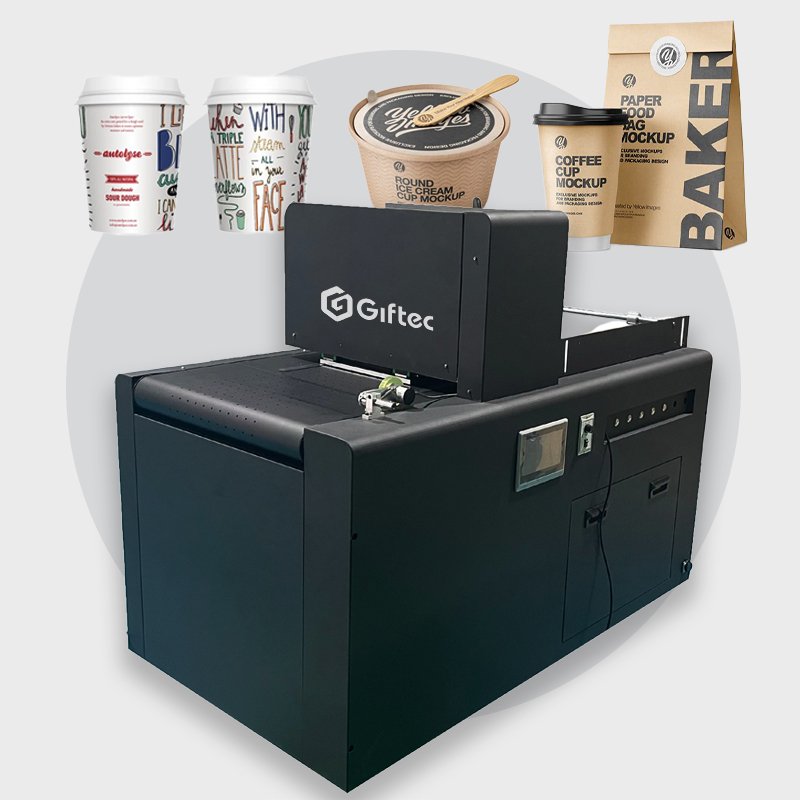 Giftec High Efficiency Paper Printing Machine Middle Format Single One Pass Printer Inkjet Printers Multifunctional Provided