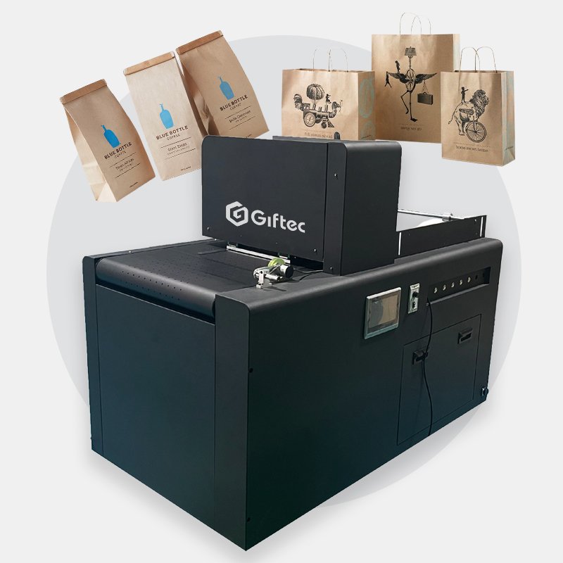 Giftec High Efficiency Paper Printing Machine Middle Format Single One Pass Printer Inkjet Printers Multifunctional Provided
