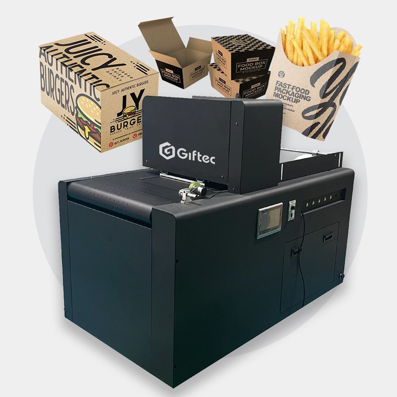 Giftec High Efficiency Paper Printing Machine Middle Format Single One Pass Printer Inkjet Printers Multifunctional Provided
