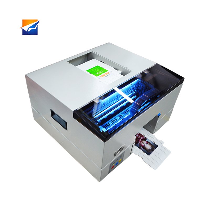 ZYJJ 6 Color High-definition Color Document Card Machine Inkjet Printers Provided 220v Flatbed Printer Pigment Ink 22 Multicolor