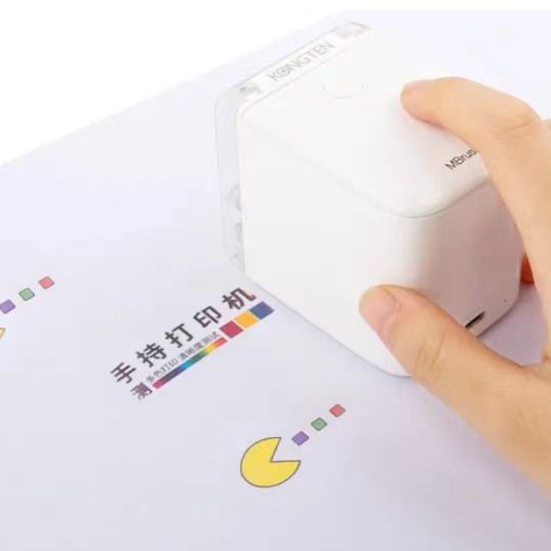Mbrush Portable Handheld color Printer tatoo logo pattern wireless Colorful handheld inkjet Printer