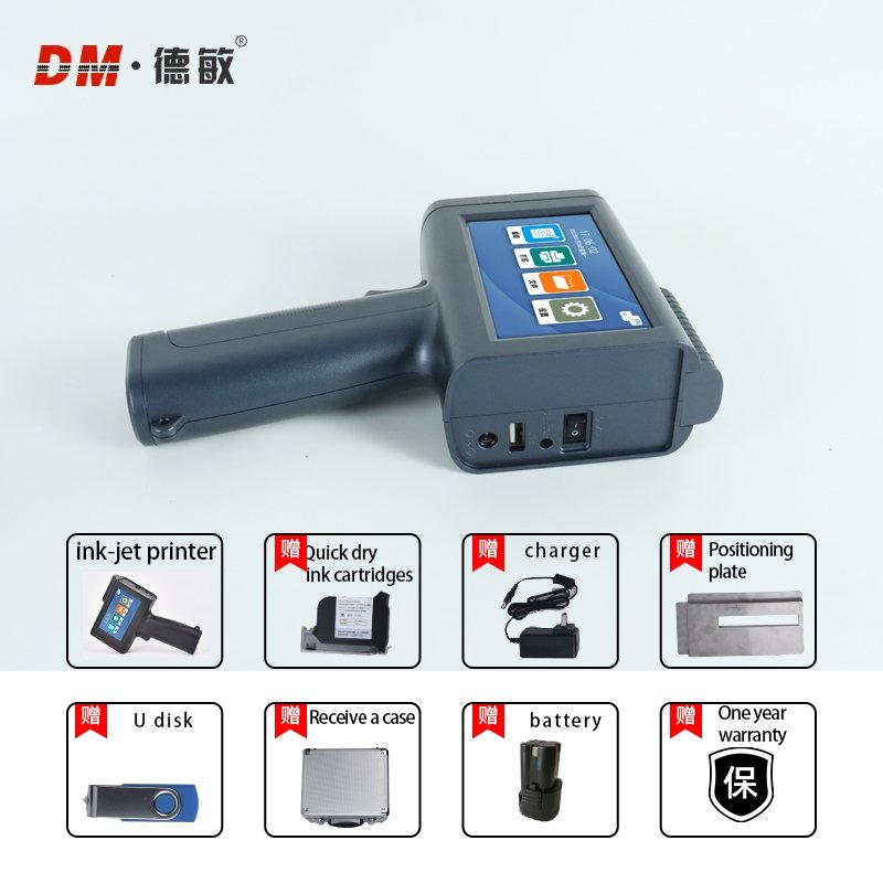 Portable Handheld Labeling Machine Words Batch Expiry Date Handheld Inkjet Printer Coding Machines Brand Logo Printing Machine