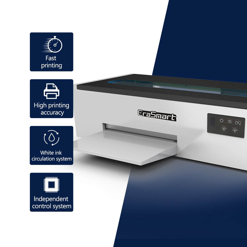 erasmart Suit for Small Business Digital Inkjet A4 L 805 Dtf Printer T-shirt Printing Machine Professional DTF Printer