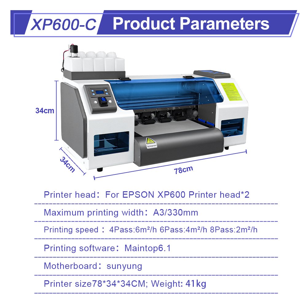 Dropshipping Best all in one dtf printer xp600 machine dtf inkjet printer 30cm printing and shaking powder
