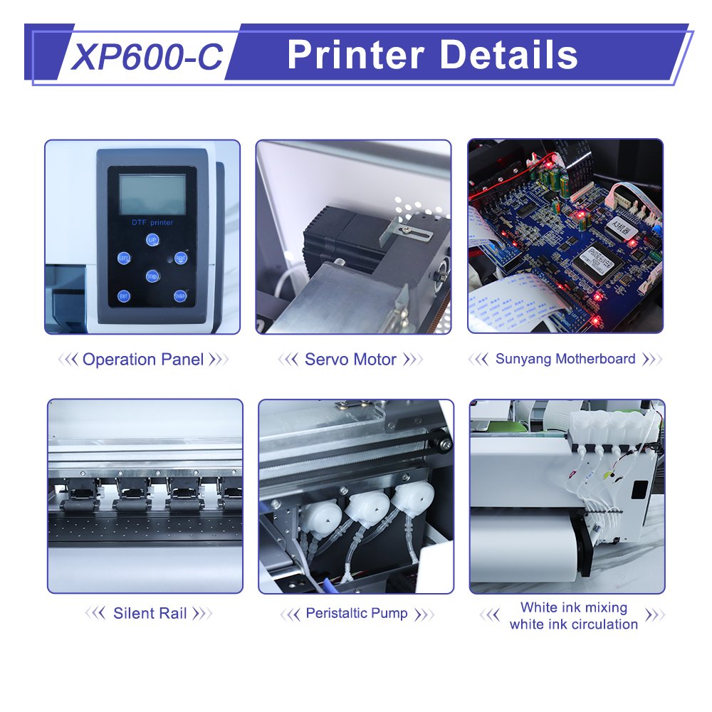 Dropshipping Best all in one dtf printer xp600 machine dtf inkjet printer 30cm printing and shaking powder