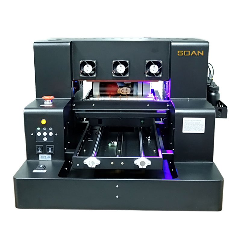 Latest A3 UV DTF printer machine flatbed UV dtf Printer for phone case pen mug bottle glass wood metal acrylic