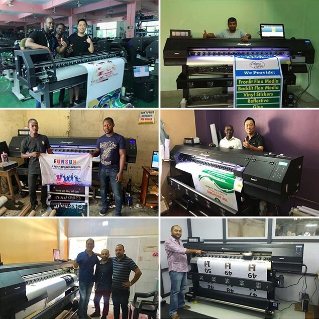 2000 Dollar 1.8m 3.2m 6ft 10ft Eco Solvent Inkjet Printer with DX6/XP600 Printhead for Sale