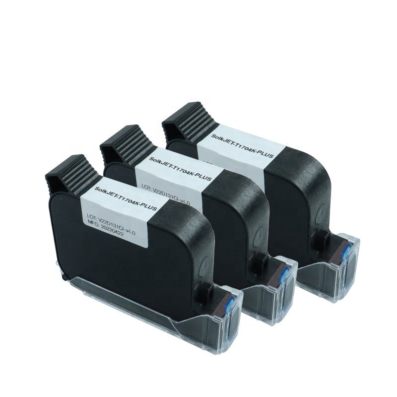 Quick Dry Solvent Ink Cartridge 42 ML Print Height 12.7 mm Multi-color Handheld Inkjet Printer Cartridge