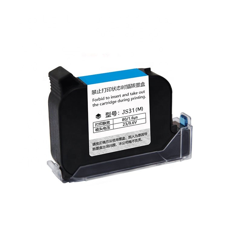 Quick Dry Solvent Ink Cartridge 42 ML Print Height 12.7 mm Multi-color Handheld Inkjet Printer Cartridge