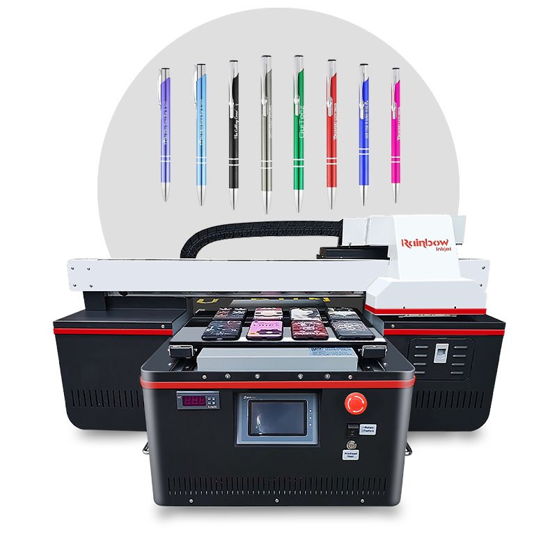 Free sample a3 small portable pen playing card pvc sheet small scale label inkjet printer 3d uv flat surface printer