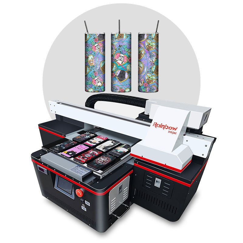 Free sample a3 small portable pen playing card pvc sheet small scale label inkjet printer 3d uv flat surface printer