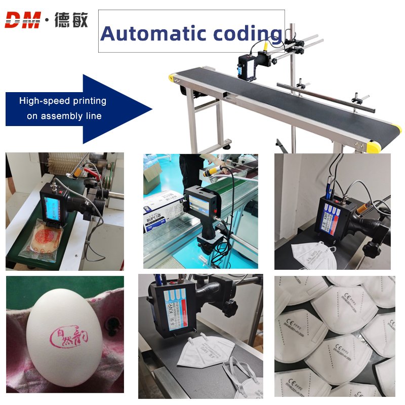 Inkjet Printers Flatbed Printer Automatic Analog SENSOR 45 Coding Machine Inkjet Printer New Product 2020 Optical Provided 220V