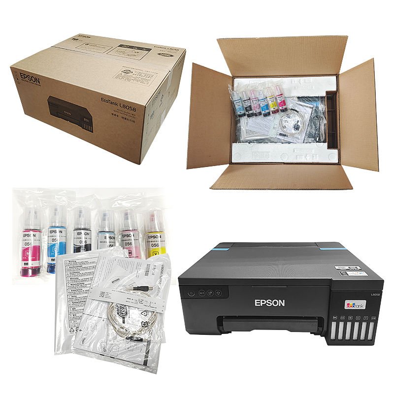 New 6 Color A4 L8050 ecotank photo printer sublimation printer for epson l8058 imprimante inkjet printer