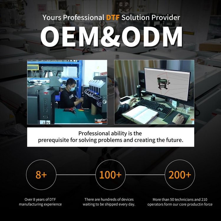 new 24 inch 60cm 70cm double head a2 commercial pet film inkjet printers shaker system bundle kit dtf printer with powder shaker