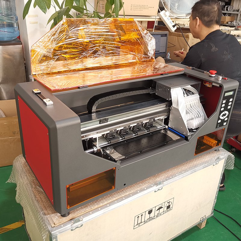 YILEE Small DTF Printer Machine A3 33cm XP600 T-shirt Textile Inkjet Printer with Powder Dryer Shaking Machine