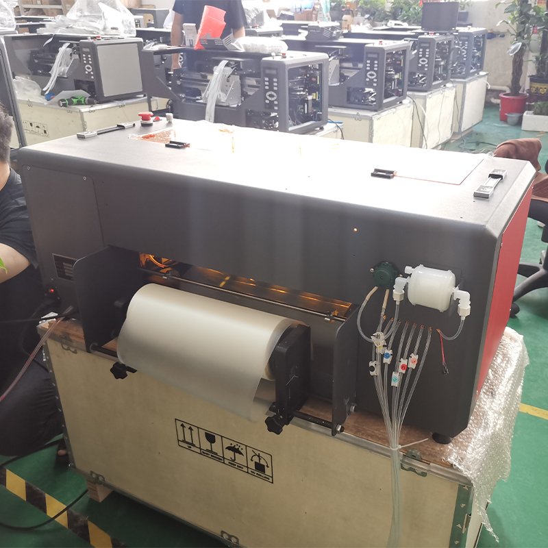 YILEE Small DTF Printer Machine A3 33cm XP600 T-shirt Textile Inkjet Printer with Powder Dryer Shaking Machine