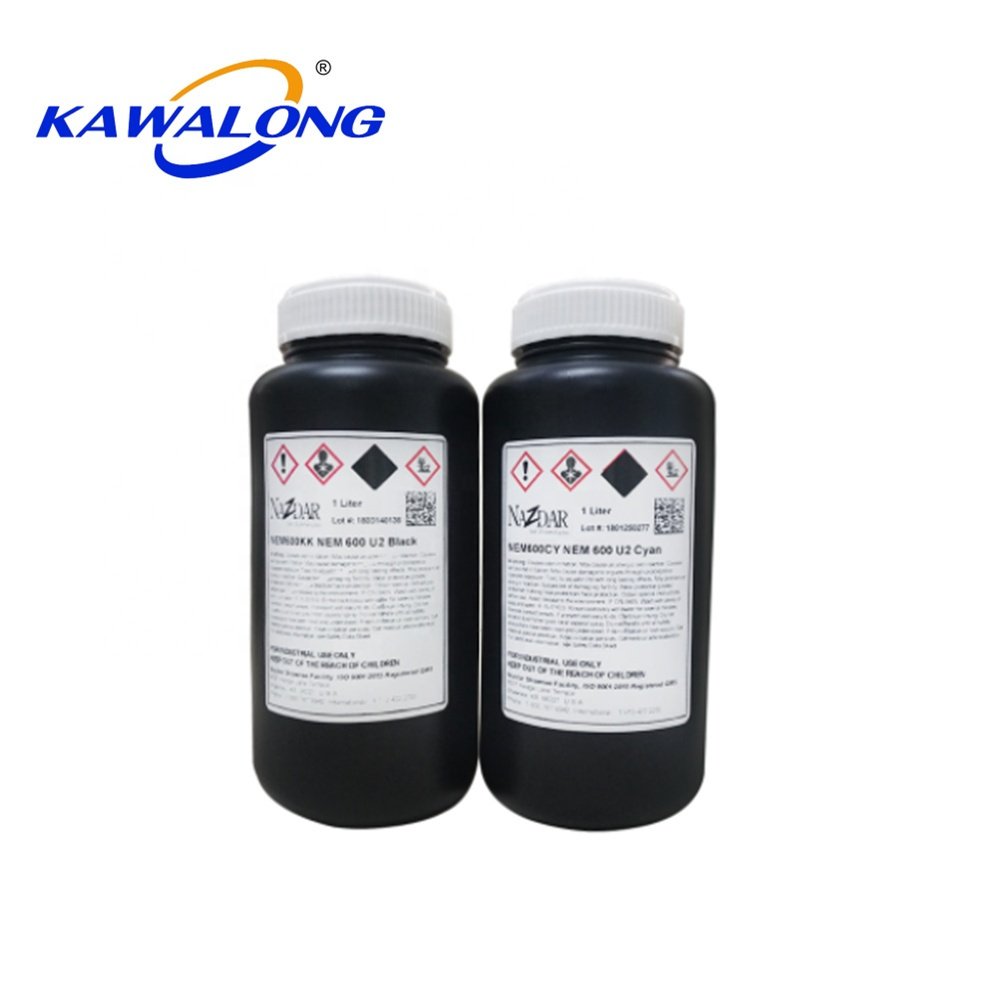 America original Nazdar rigid and flexible uv inkjet ink for screen printing
