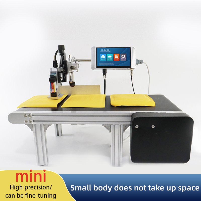 S10 Automatic Online Inkjet Coding Machine Production Date Batch Number Inkjet Printer with Paging Conveyor Coding Machine 220V